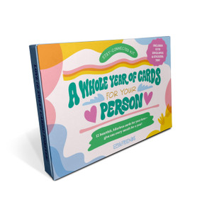 A Whole Year of Cards for Your Person 12 Assorted Greeting Cards & Envelopes Stationery Kit with Stickers by Em & Friends, 9781642465228