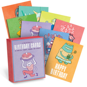 Around the World Multilingual Birthday Cards (Box of 8 Assorted Birthday Cards With Envelopes) by Em & Friends, Carlos Carmonamedina, 9781642465495