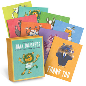 Around the World Multilingual Thank You Cards (Box of 8 Assorted Thank You Cards With Envelopes) by Em & Friends, Carlos Carmonamedina, 9781642465501