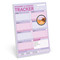 Movement & Exercise Tracker Big & Sticky Notepad - Sticky Fitness Tracker Pad (40 Sheets, 9.75 x 7-inches) by Knock Knock, 9781683494195