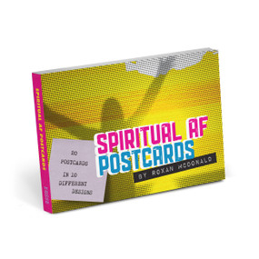 Spiritual AF Postcard Book by Roxan McDonald, 9781683494881
