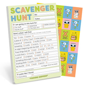 Scavenger Hunt Playtime Pad with Sticker Sheet by Knock Knock Kids, Knock Knock, 9781683495024