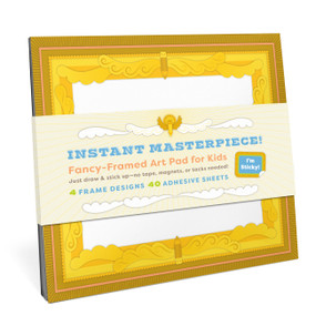 Instant Masterpiece! Sticky Art Pad by Knock Knock Kids, Knock Knock, 9781683495055