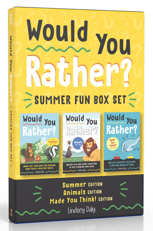 Would You Rather? Summer Fun Box Set (Summer Edition, Animals Edition, Made You Think! Edition) by Lindsey Daly, 9798217151318