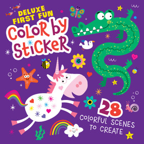 Deluxe First Fun Color by Sticker (28 Colorful Scenes to Create) by Edward Miller III, 9781641243698