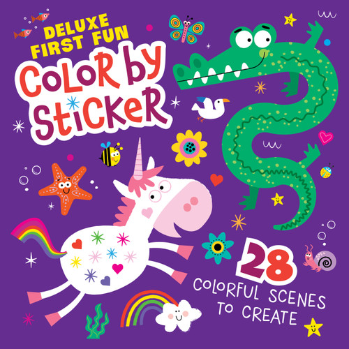 Deluxe First Fun Color by Sticker (28 Colorful Scenes to Create) by Edward Miller III, 9781641243698