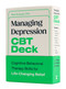 Managing Depression CBT Deck (Cognitive Behavioral Therapy Skills for Life-Changing Relief) by Rob Hindman, PhD, 9780593886021