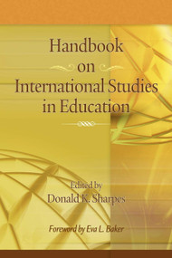 Handbook on International Studies in Education by Donald K. Sharpes, 9781607523833