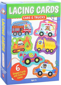 Cars & Trucks Lacing Cards (set of 6 cards), 9781441346575