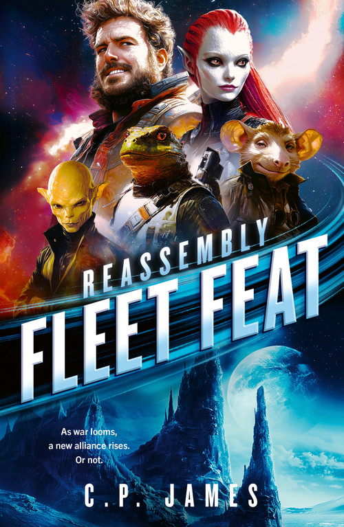 Fleet Feat (A Humorous Space Opera) by C.P. James, 9781036701345