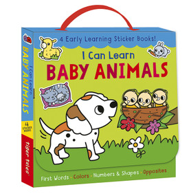 I Can Learn Baby Animals Boxed Set (4 Early Learning Sticker Books!) by Cassie Cook, Cathy Hughes, 9781664341081