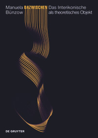 Dazwischen (Das Interikonische als theoretisches Objekt) (German Edition) by Manuela Bünzow, 9783689242664