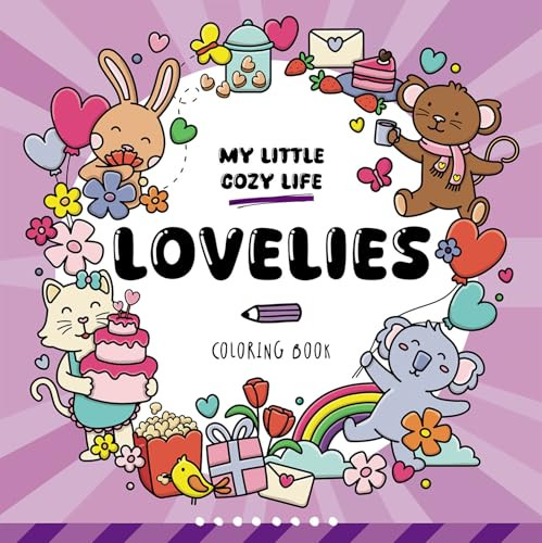 Lovelies (Coloring Book) by Tessa Aaij, Studio Kikor, 9781835555347