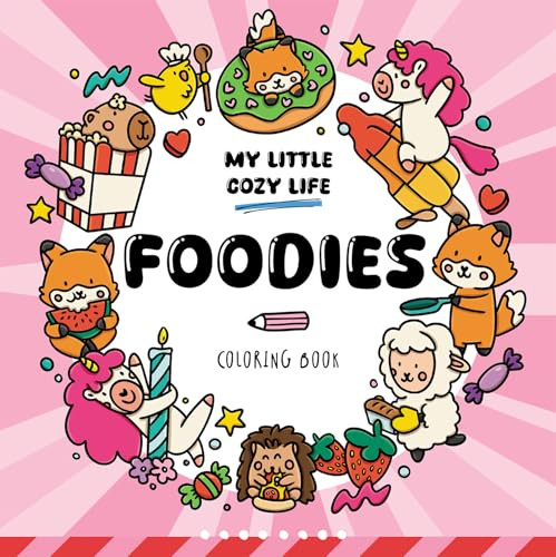 Foodies (Coloring Book) by Caro van den Berg, 9781835555354