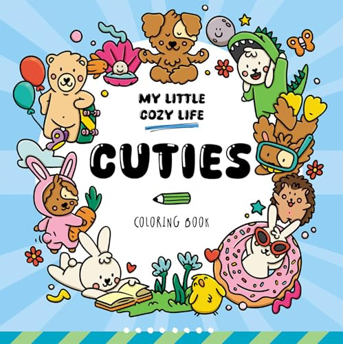 Cuties (Coloring Book) by Caro van den Berg, 9781835555361