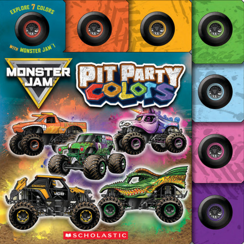 Pit Party Colors (Monster Jam Interactive Board Book with Tabs) by Marisa Aveling, Neil Vandenberg, 9798225037482