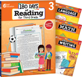 180 Days™: Reading, Math, Writing, & Language for Grade 3: 4-Book Set (Practice, Assess, Diagnose) by Multiple Authors, Christine Dugan, Kristi Sturgeon, Jodene Lynn Smith, Jodene Smith, Jodene Smith, Jodene Smith, 9781425816391