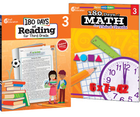 180 Days™: Reading & Math Grade 3: 2-Book Set (Practice, Assess, Diagnose) by Multiple Authors, 9781480726093