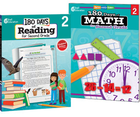 180 Days™: Reading & Math Grade 2: 2-Book Set (Practice, Assess, Diagnose) by Multiple Authors, 9781480726109
