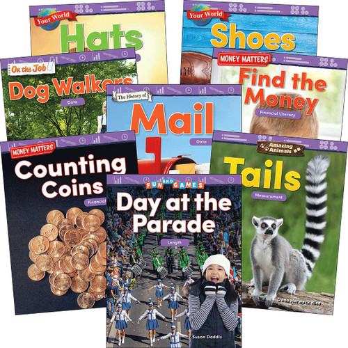 Measurement & Data: Grades K-1 (8-Book Set) by Multiple Authors, 9781643356648