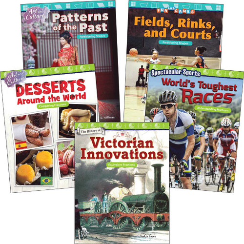 Fractions: Grades 2-3 (5-Book Set) by Multiple Authors, 9781643356709