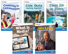 iCivics Grade 3: Community & Social Awareness 5-Book Set by Multiple Authors, Heather Gallagher, Shirin Shamsi, Parvaneh Jacobs, 9798330905546