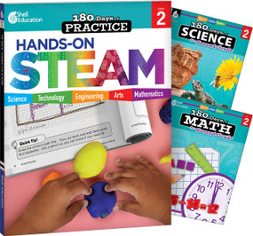 180 Days™: STEAM, Science, & Math Grade 2: 3-Book Set (Practice, Assess, Diagnose) by Multiple Authors, Melissa Laughlin, Jodene Lynn Smith, Jodene Smith, Jodene Smith, Jodene Smith, 9798765967645