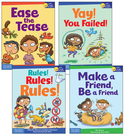 Little Laugh & Learn® 4-Book Set by Multiple Authors, Kyra Ostendorf, Eric Braun, Judy S. Freedman, 9798885545051