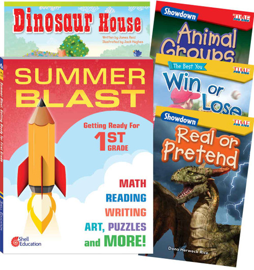 Learn-at-Home: Summer Reading Bundle Grade 1: 5-Book Set by Multiple Authors, 9781087655482