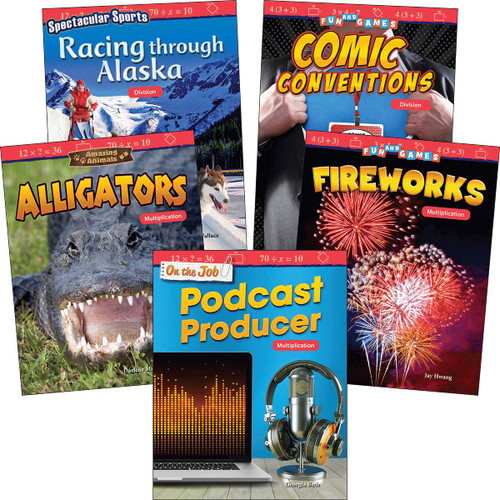 Multiplication & Division: Grades 4-5 (5-Book Set) by Multiple Authors, 9781643358031