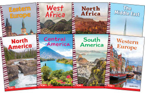 Explore The World: The Americas, Europe, Africa and The Middle East: Social Studies Readers 8-Book Set by Multiple Authors, Mary Kate Bolinder, Alyxx Melendez, Dylan Levsey, 9798330903252