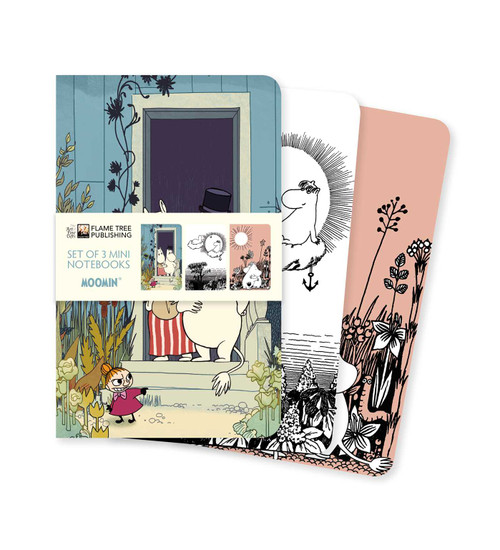 Moomin Set of 3 Mini Notebooks by Flame Tree Studio, 9781787559189