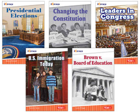 iCivics Grade 5: Leadership & Responsibility 5-Book Set by Multiple Authors, Sherry Howard, Elise Wallace, Mary Kate Bolinder, Sherry Howard, 9798330905591