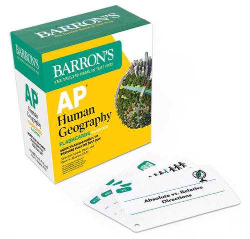 AP Human Geography Flashcards, Sixth Edition: Up-to-Date Review (2026) by Meredith Marsh, Peter S. Alagona, 9781506299938
