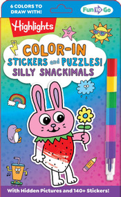 Color-In Stickers and Puzzles! Silly Snackimals by Highlights, 9781639624720