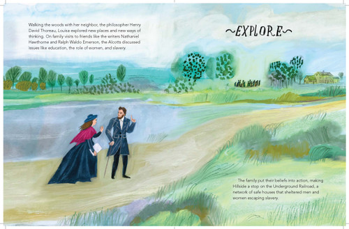 Louisa Learns to Write (Louisa May Alcott Creates Little Women) by Kate Hannigan, Sofia Moore, 9781629794563