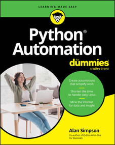 Python Automation For Dummies by Alan Simpson, 9781394371426