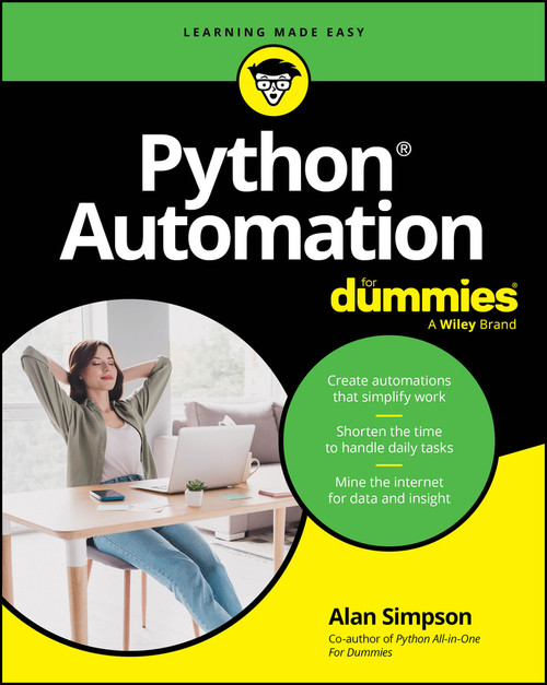Python Automation For Dummies by Alan Simpson, 9781394371426