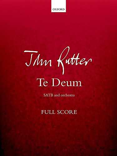 Te Deum by John Rutter, 9780193514201
