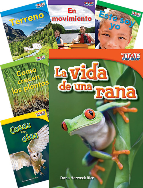 TIME FOR KIDS® Informational Text Grade 1 Spanish Readers Set 1 10-Book Set by Multiple Authors, 9781433350962