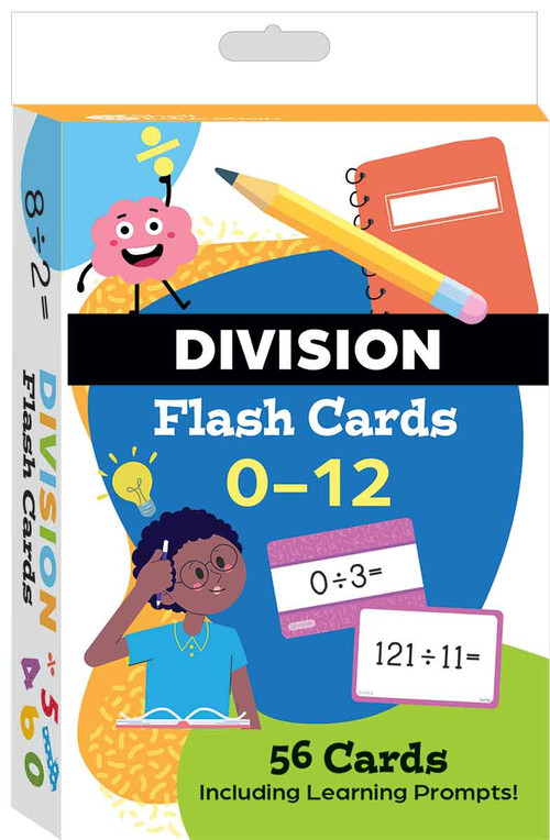 Division Flash Cards Deck by Teacher Created Materials, 9798330908295