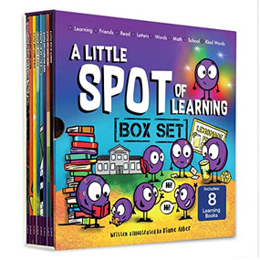 A Little SPOT of Learning 8 Book Box Set (Books 33-40: Kind Words, Friendship, Learning with Emotions, Goes to School, Letters, Words, Reading, Math) by Diane Alber, Diane Alber, 9781951287856