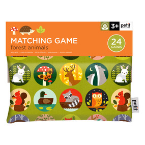 Forest Animals Matching Game by Petit Collage, 0810073341494