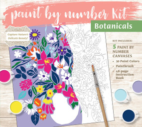 Paint by Number Kit: Botanicals by Editors of Chartwell Books, 9780785847793