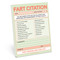 Fart Citation Nifty Note Pad by Knock Knock, 9781683494317