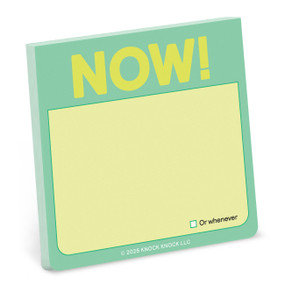 Now! Sticky Note by Knock Knock, 9781683495116