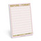 Before I Forget Great Big Sticky Note by Knock Knock, 9781683495147