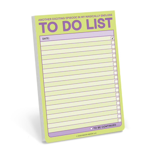 (Another Episode in My Magically Endless) To Do List Great Big Sticky Note by Knock Knock, 9781683495154