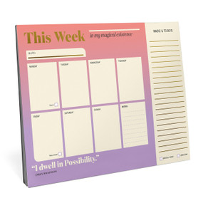 This Week In My Magical Existence (Inner-Truth® Undated Weekly Desktop Planner) by Knock Knock, 9781683495178