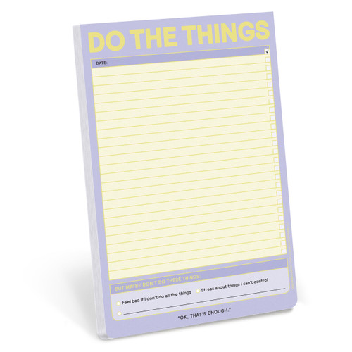 Do the Things Pad by Knock Knock, 9781683495499